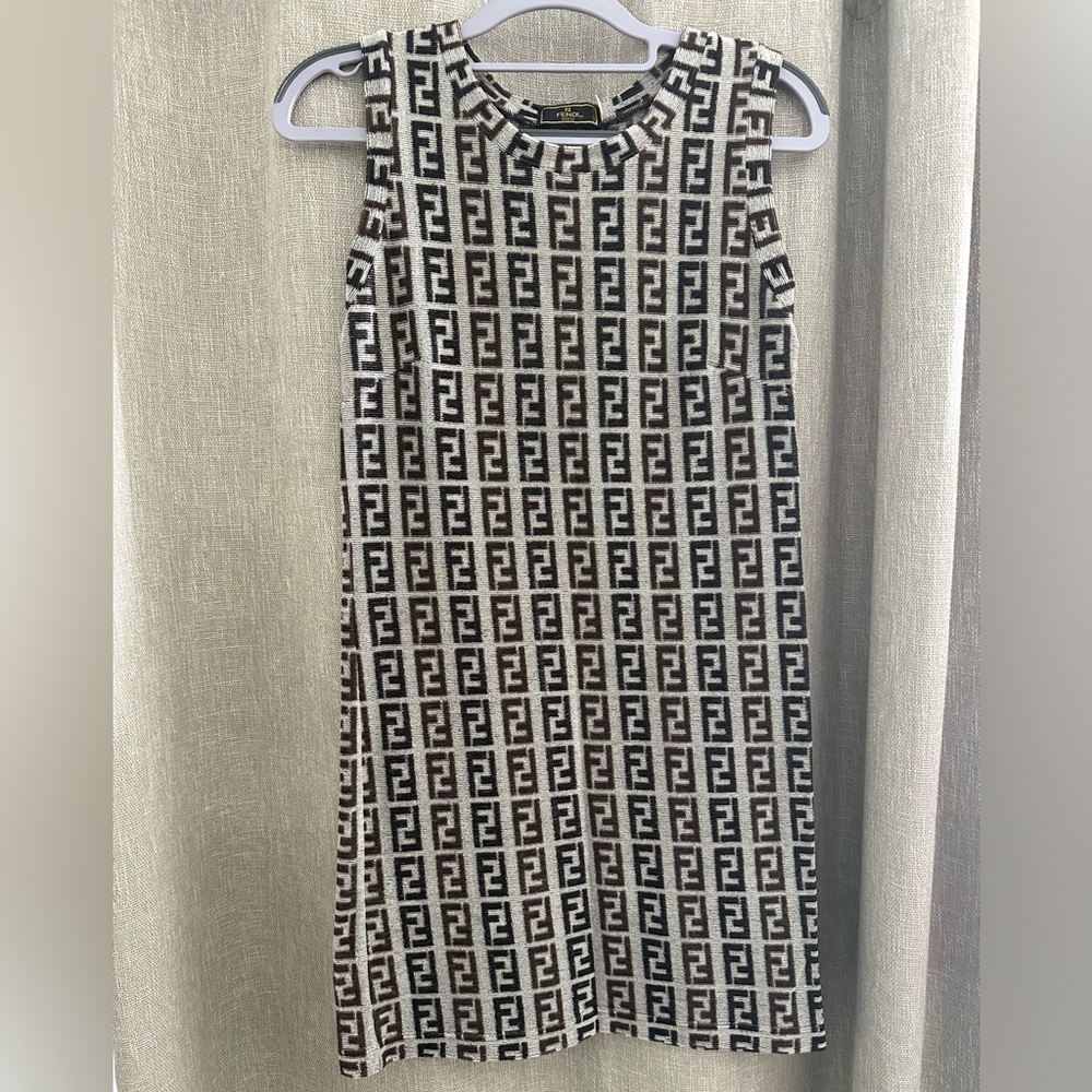 Vintage Fendi Monogram Mini Dress